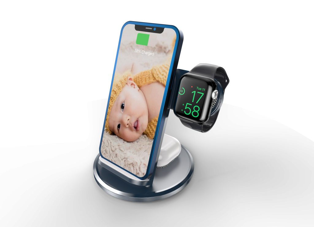 Ht Charging Rack 3 in 1 wireless charging stand – HT Technologies